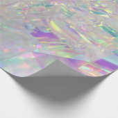 Iridescent Angel Tinsel Wrapping Paper Geschenkpapier (Ecke)
