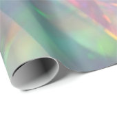 Iridescent Angel Tinsel Wrapping Paper Geschenkpapier (Rolleneckpunkt)