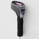 Iridescent Anime Horror: Liquid Smile Monster Golf Headcover (angewinkelt)