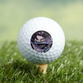 Iridescent Anime Horror: Liquid Smile Monster Golfball (Insitu T-Shirt)
