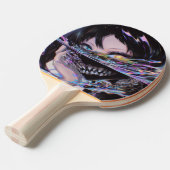 Iridescent Anime Horror: Liquid Smile Monster Tischtennis Schläger (Vorderseite)