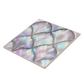 Iridescent Art Deco Fan Pattern ID1175 Fliese (Seite)