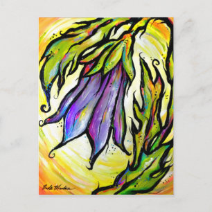 Iridescent Bell Postkarte