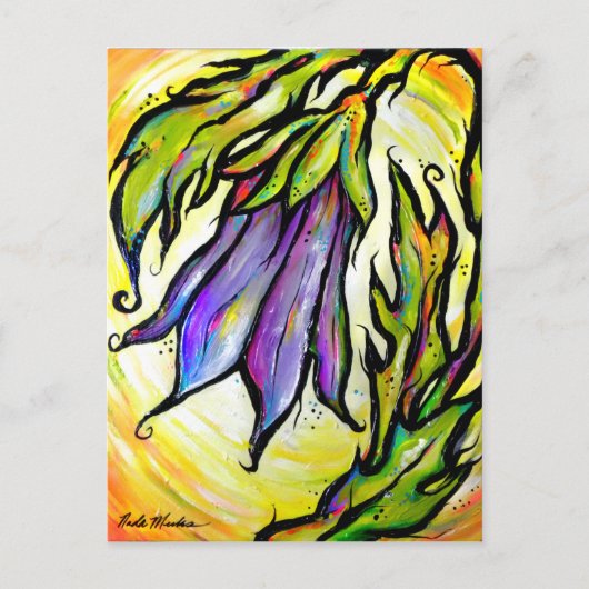 Iridescent Bell Postkarte (Vorderseite)