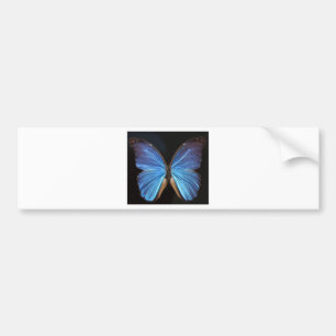 Iridescent Blue Butterfly Wings Autoaufkleber
