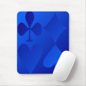 Iridescent Blue Gamble Mouse Pad Mousepad (Mit Mouse)