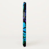 Iridescent Blue Green Lila Marbour Beautiful Case-Mate iPhone Hülle (Hinten/Rechts)