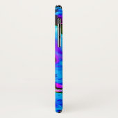 Iridescent Blue Green Lila Marbour Beautiful Case-Mate iPhone Hülle (Hinten/Links)