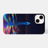 Iridescent boat phone case iPhone hülle (Rückseite (Horizontal))