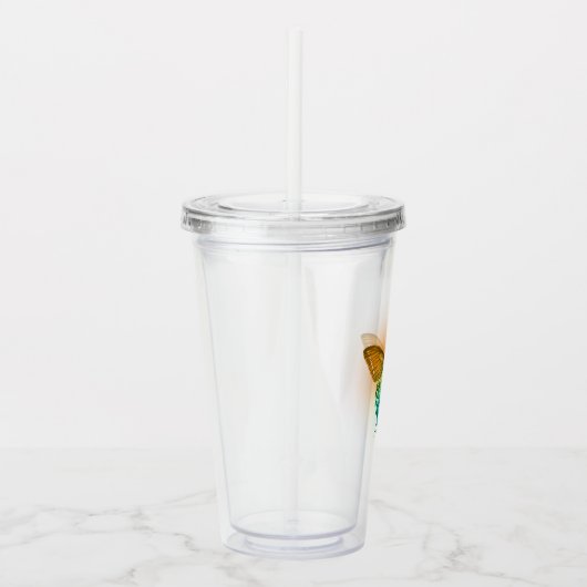 Iridescent Butterfly Acryltrinkbecher (Rechts)