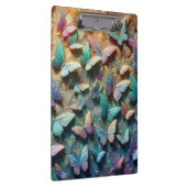 Iridescent Butterfly Garden Klemmbrett (Rechts)