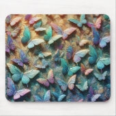 Iridescent Butterfly Garden Mousepad (Vorne)