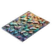 Iridescent Butterfly Garden Notizblock (Linke Seite)