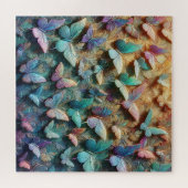Iridescent Butterfly Garden Puzzle (Horizontal)