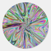 Iridescent Chrome 12 Runder Aufkleber (Vorderseite)