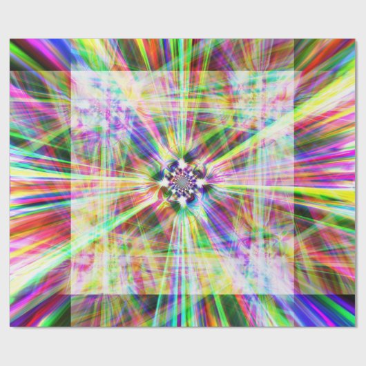 Iridescent Chrome 1 Geschenkpapier (Flach)