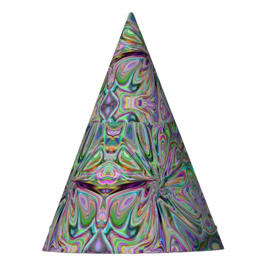 Iridescent Chrome 1 Partyhütchen (Vorderseite)