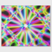 Iridescent Chrome 3 Wrapping Paper Geschenkpapier (Flach)