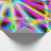 Iridescent Chrome 3 Wrapping Paper Geschenkpapier (Ecke)