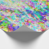 Iridescent Chrome Eight Geschenkpapier (Ecke)