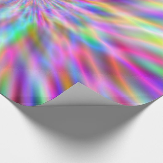 Iridescent Chrome Four Geschenkpapier (Ecke)