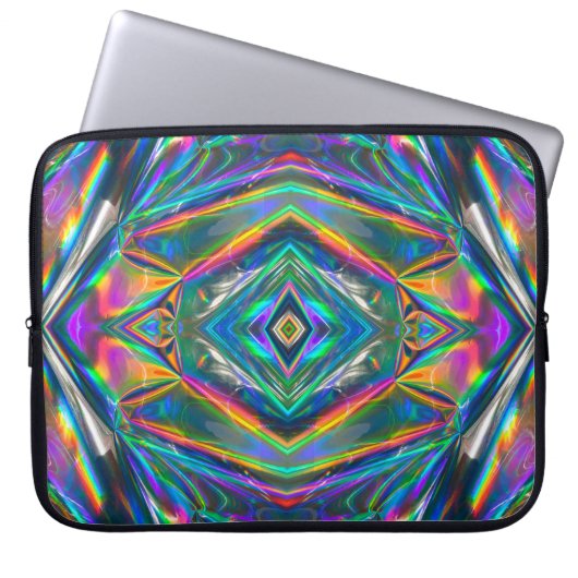 Iridescent Chrome Laptop Sleeve (Vorderseite)