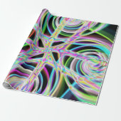 Iridescent Chrome Nine Geschenkpapier (Ungerollt)