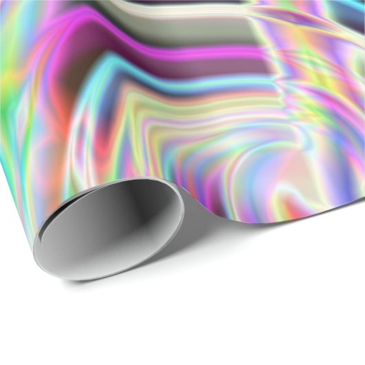 Iridescent Chrome Nine Geschenkpapier (Rolleneckpunkt)