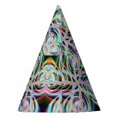 Iridescent Chrome Nine Partyhütchen (Rückseite)