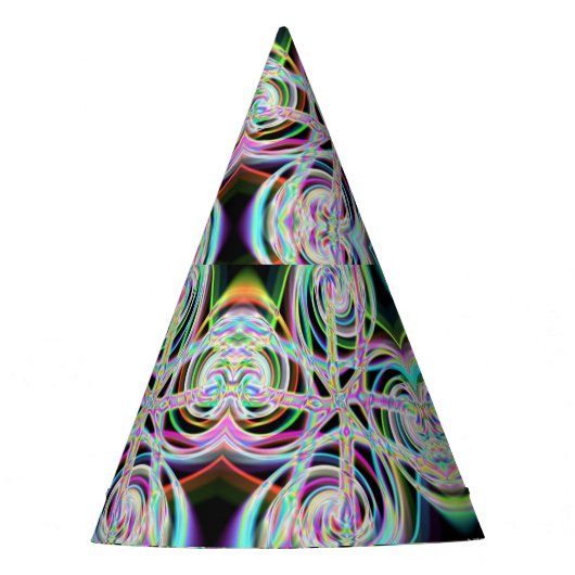 Iridescent Chrome Nine Partyhütchen (Vorderseite)