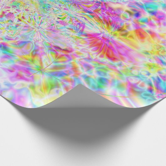 Iridescent Chrome Seven Geschenkpapier (Ecke)