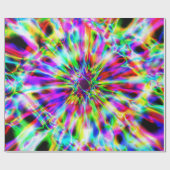 Iridescent Chrome Six Geschenkpapier (Flach)