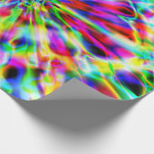 Iridescent Chrome Six Geschenkpapier (Ecke)