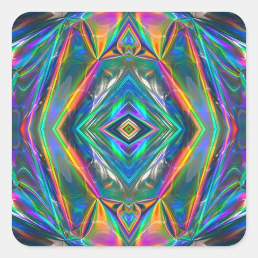 Iridescent Chrome Sticker (Vorderseite)