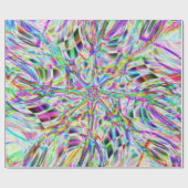 Iridescent Chrome Ten Geschenkpapier (Flach)