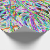 Iridescent Chrome Ten Geschenkpapier (Ecke)