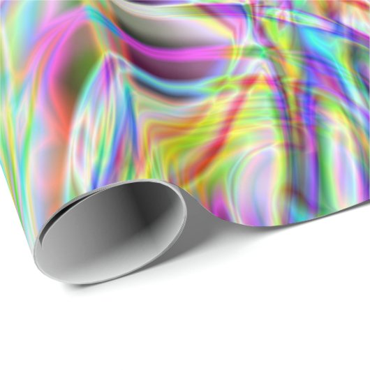 Iridescent Chrome Ten Geschenkpapier (Rolleneckpunkt)