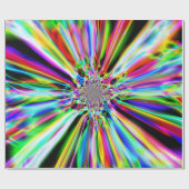 Iridescent Chrome Ten Geschenkpapier (Flach)