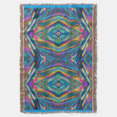 Iridescent Chrome Throw Blanket Decke (Vorderseite Vertikal)