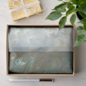 Iridescent Colored Peacock Decoupage Seidenpapier (Geschenk)