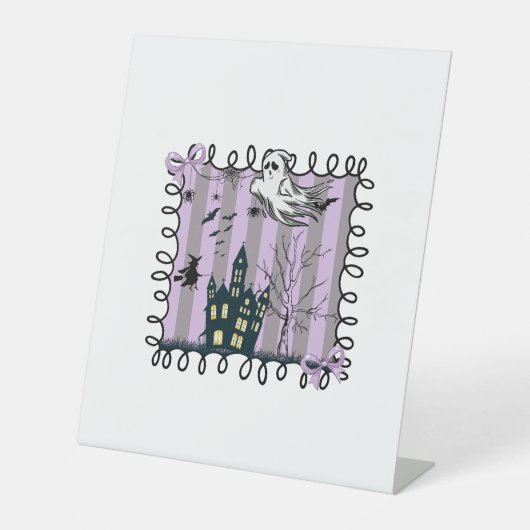 Iridescent Coquette Halloween Sockelschild (Vorderseite)