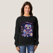 Iridescent Cowgirl Ghost Pumpkin Hat Shirt Design (Vorne ganz)