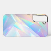 Iridescent Crystal Prism Holographic Design Samsung Galaxy Hülle (Rückseite (Horizontal))