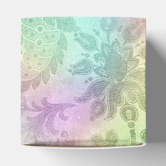 Iridescent Damask Geschenkschachtel (Oben)