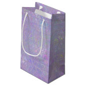 Iridescent Design Geschenktasche Kleine Geschenktüte (Rückseite Schrägansicht)