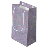 Iridescent Design Geschenktasche Kleine Geschenktüte (Rückseite Schrägansicht)