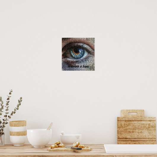 Iridescent Eye Puzzle Poster (Küche)