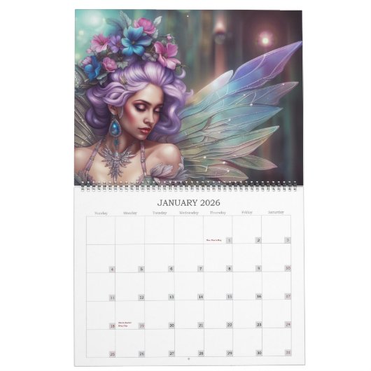 Iridescent Fairies von Ivy and Bat Art Calendar Kalender (Jan 2026)