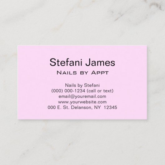 Iridescent Foil Regenbogen Leopard Pink Visitenkarte (Rückseite)