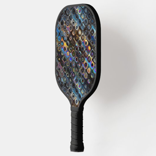Iridescent Form Pattern Pickleball Schläger (Links)